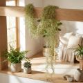 Tillandsia dekorativ hängande Tillandsia konstgrön vit 180cm | Floristik24.se