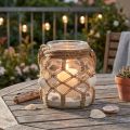 Dekorativa glasmakrame skal bordsdekoration hängande dekoration Ø14cm | Floristik24.se