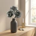 Foam Rose Grey Ø15cm 4 st | Floristik24.se