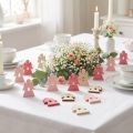 Träängel för spridning rosa, rosa, vit 4cm 72 st | Floristik24.se