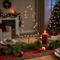 LED-julgran, batteridriven, bordsdekoration inomhus, 47 cm | Floristik24.se