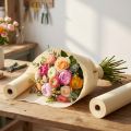 Blomcrepe champagnekräm B10cm L250cm 2st | Floristik24.se