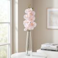 Konstgjord orkidé Rosa Phalaenopsis Real Touch 83cm | Floristik24.se