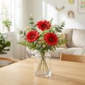 Konstgjorda blommor Gerbera Röd 45cm | Floristik24.se