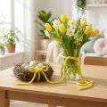 Filtsnöre fleece Mirabell 25m gul | Floristik24.se