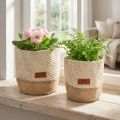 Tygkorg Utensilo plantering naturkräm Ø16cm Ø19cm | Floristik24.se