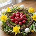 Vaktelägg röd 3cm påskdekoration 50 st | Floristik24.se