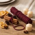 Veketråd, ullsnöre, Bordeaux, 55m snöre, blomsterdekorationer, hantverk, DIY | Floristik24.se