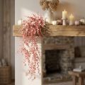 Konstgjord eukalyptus hängande rosa konstgjord växt höst 150cm | Floristik24.se