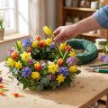 OASIS® IDEAL Universal Floral Foam Ring Grön Ø27,5cm 3 st | Floristik24.se