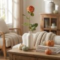Konstgjord rosorange, konstgjord ros, dekorativ ros L74cm Ø7cm | Floristik24.se
