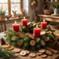 Träskivor, dekorativa trädfrukter, naturliga, DIY, FSC, 1-3,5 cm, 300 g | Floristik24.se