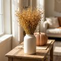Naturliga torkade lingräs för torkade blomsterarrangemang Linum Natur 60cm 180g | Floristik24.se
