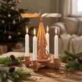 Pyramidljus vita små ljus 6,5cm 24 st | Floristik24.se