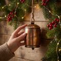 Deco hängare deco bell metall koppar vintage Ø13,5cm 49cm | Floristik24.se