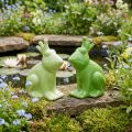 Dekorativ grodkeramik, grodprinspar sommardekoration 13×8×16cm 2st | Floristik24.se