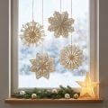 Eleganta papperssnöflingor för vinter- och juldekorationer | Floristik24.se