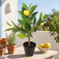 Konstgjort citronträd i kruka, 40 cm högt, dekorativt höjdpunkt | Floristik24.se