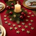 Stjärnor glitter guld 1,5cm 144 st | Floristik24.se