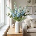 Konstgjord lärksporre Blå Konstgjord Blomma Delphinium 130cm | Floristik24.se