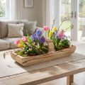 Träkorg med handtag, Paulowniaträ, 56×16 cm H16 cm | Floristik24.se