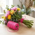 Juteband jutesnöre band jute fuchsia Ø2mm 200m | Floristik24.se