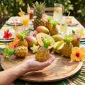 Mini Ananas Set Dekorativ Frukt Konstgjord Tropisk Fest 6 Delar | Floristik24.se