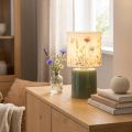 LED-bordslampa med blommönster för elegant vardagsrumsbelysning, 23 cm | Floristik24.se