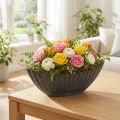 Växtskål med spår, planteringsbåt, antracit, 24 cm | Floristik24.se