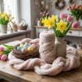 Lunte Wool Lunte tillverkad av färgäkta naturull, färgglad 10m | Floristik24.se