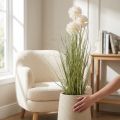 Konstgjorda blommor dekorativ bollblomma allium prydnadslök konstgjord 78cm | Floristik24.se