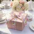 Presentband rosor “Ti amo” romantiskt dekorband 25mm 20m | Floristik24.se