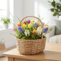 Korg med handtag växtkorg presentkorg konstgjord 31×23×36cm | Floristik24.se