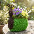 Planterare Snigel Vine Naturlig, Grön 21x14cm H26cm | Floristik24.se