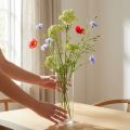 Dill konstgjord växt med lång stjälk äng blomma grön vit 87cm | Floristik24.se