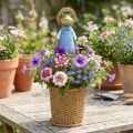 Frog deco planter polyresin bordsdekoration sommar H31,5cm | Floristik24.se