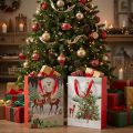 Presentpåsar Julklappspåse rådjur 24×18cm 2st | Floristik24.se