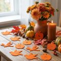 Filt scatter dekoration orange 24st | Floristik24.se