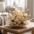 Torkade löv dekoration Moneta torr blomsterkräm 100g | Floristik24.se