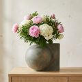 Dekorativ vas keramisk antik look bronsgrå 30×20×24cm | Floristik24.se