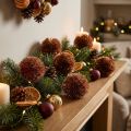 Pompoms med glitterbrun 2,5cm pumps 2 påsar – 24st | Floristik24.se