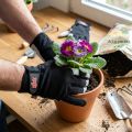 Kixx Lycra Handskar Storlek 10 Svart, Ljusgrå | Floristik24.se