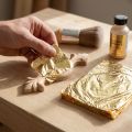 Bladguld 16x16cm, 100 ark för förgyllning och dekoration | Floristik24.se