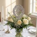Jubileumsnummer 25 silver Ø8cm 10st | Floristik24.se