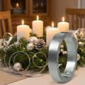 Plattband av aluminiumtråd, matt silver, 20 mm x 5 m - dekorativt band, pyssel, gör-det-själv | Floristik24.se