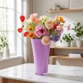 Vas "Fizzy" Ø20cm H35cm Lila 1 st | Floristik24.se