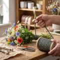 Juteband jutesnöre snodd jute dekoration antracit Ø7mm 5m | Floristik24.se