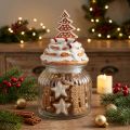 Julbonbonnierglas, grankakburk Ø11cm H21cm | Floristik24.se