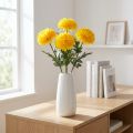 Dahlia konstgjorda dekorativa blommor Yellow Blossom L64cm 3 st | Floristik24.se