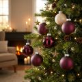 Julgranskulor av glas Bärmix Ø7,5cm 12 st | Floristik24.se